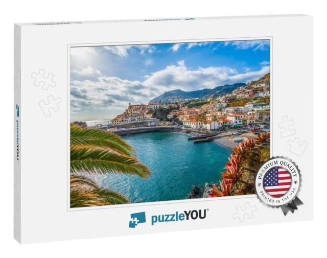 Camara De Lobos, Panoramic View, Madeira Island, Portugal... Jigsaw Puzzle