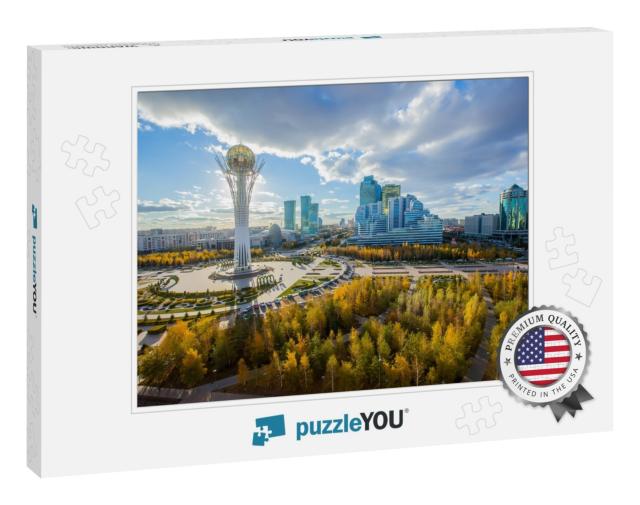 Astana, Nur-Sultan, Kazakhstan. Center of the City, Skysc... Jigsaw Puzzle