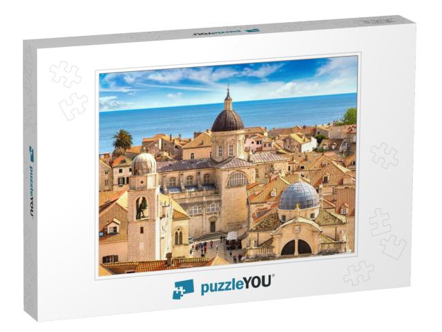 Old City Dubrovnik in a Beautiful Summer Day, Croatia... Jigsaw Puzzle