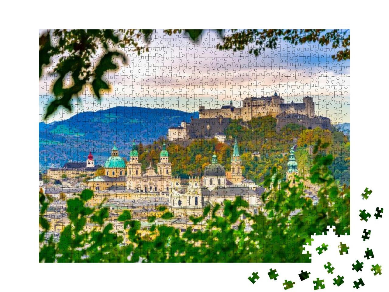 Wonderful View of the Amazing Mysterious Historic Salzbur... Jigsaw Puzzle with 1000 pieces