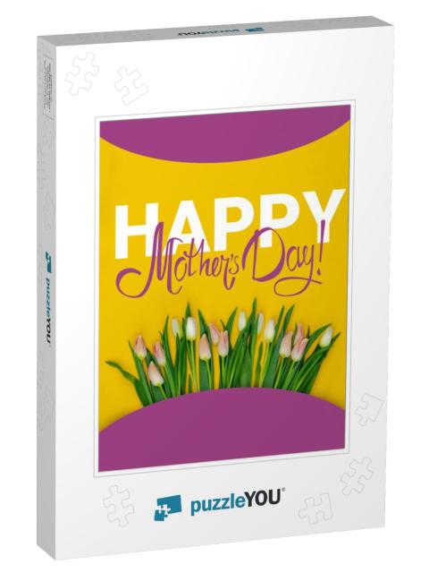 Happy Mothers Day Greeting Card with a Congratulations... Jigsaw Puzzle