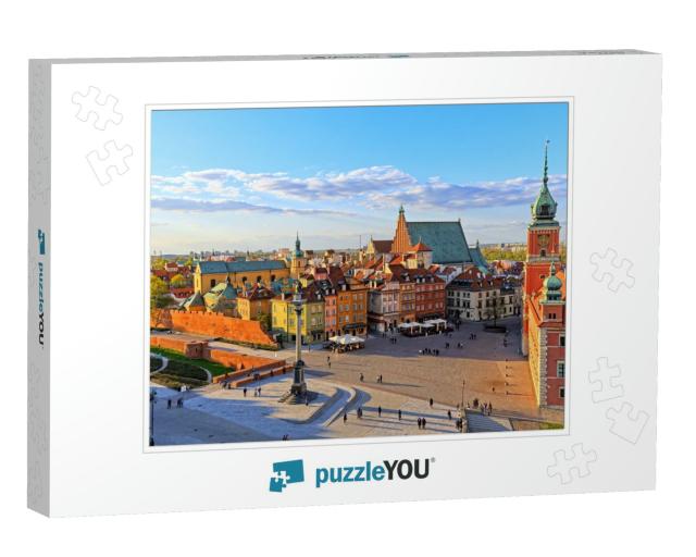 Top View of the Old City in Warsaw. Hdr - High Dynamic Ra... Jigsaw Puzzle