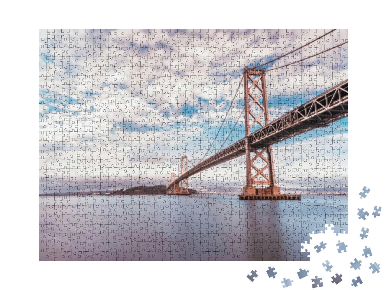 A Beautiful View of the Golden Gate Bridge in San Francis... Jigsaw Puzzle with 1000 pieces