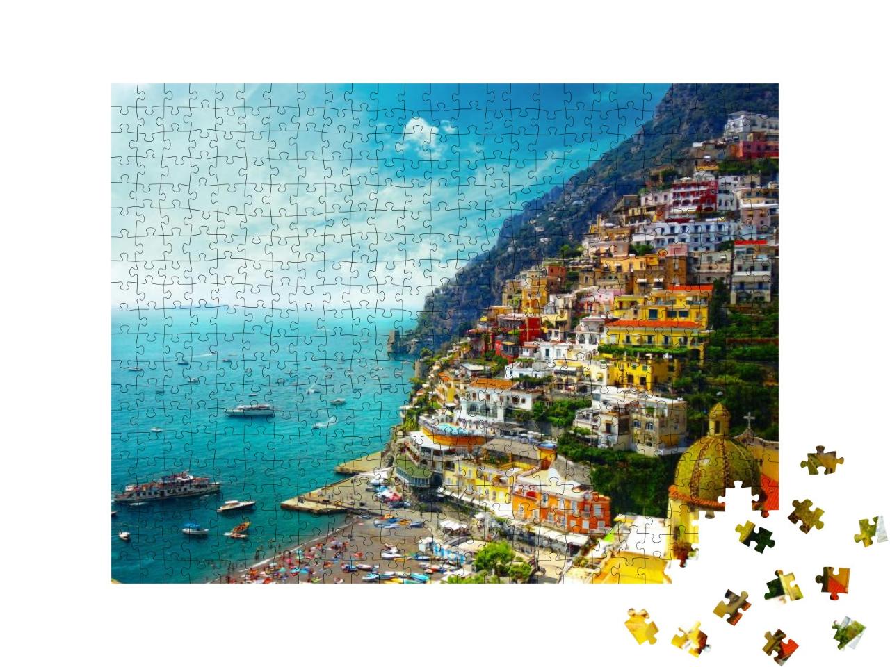 Positano Amalfi, Italy... Jigsaw Puzzle with 500 pieces