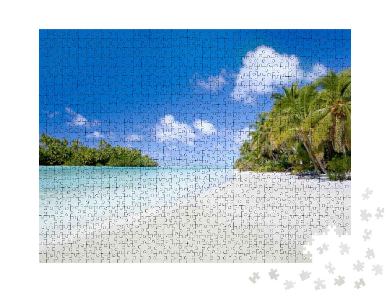 The Closest Place to Heaven on Earth is One Foot Island i... Jigsaw Puzzle with 1000 pieces