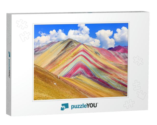 Vinicunca, Cusco Region, Peru. Montana De Siete Colores... Jigsaw Puzzle