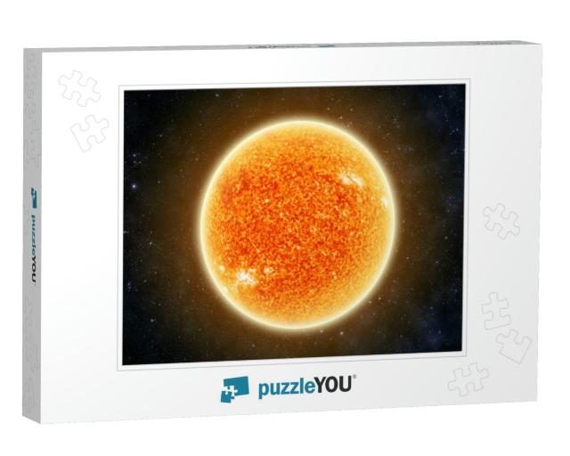 The Sun in Space - Elements of This Image Furnished by Na... Jigsaw Puzzle