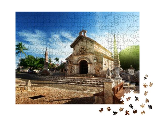 Village Altos De Chavon, Dominican Republic... Jigsaw Puzzle with 1000 pieces