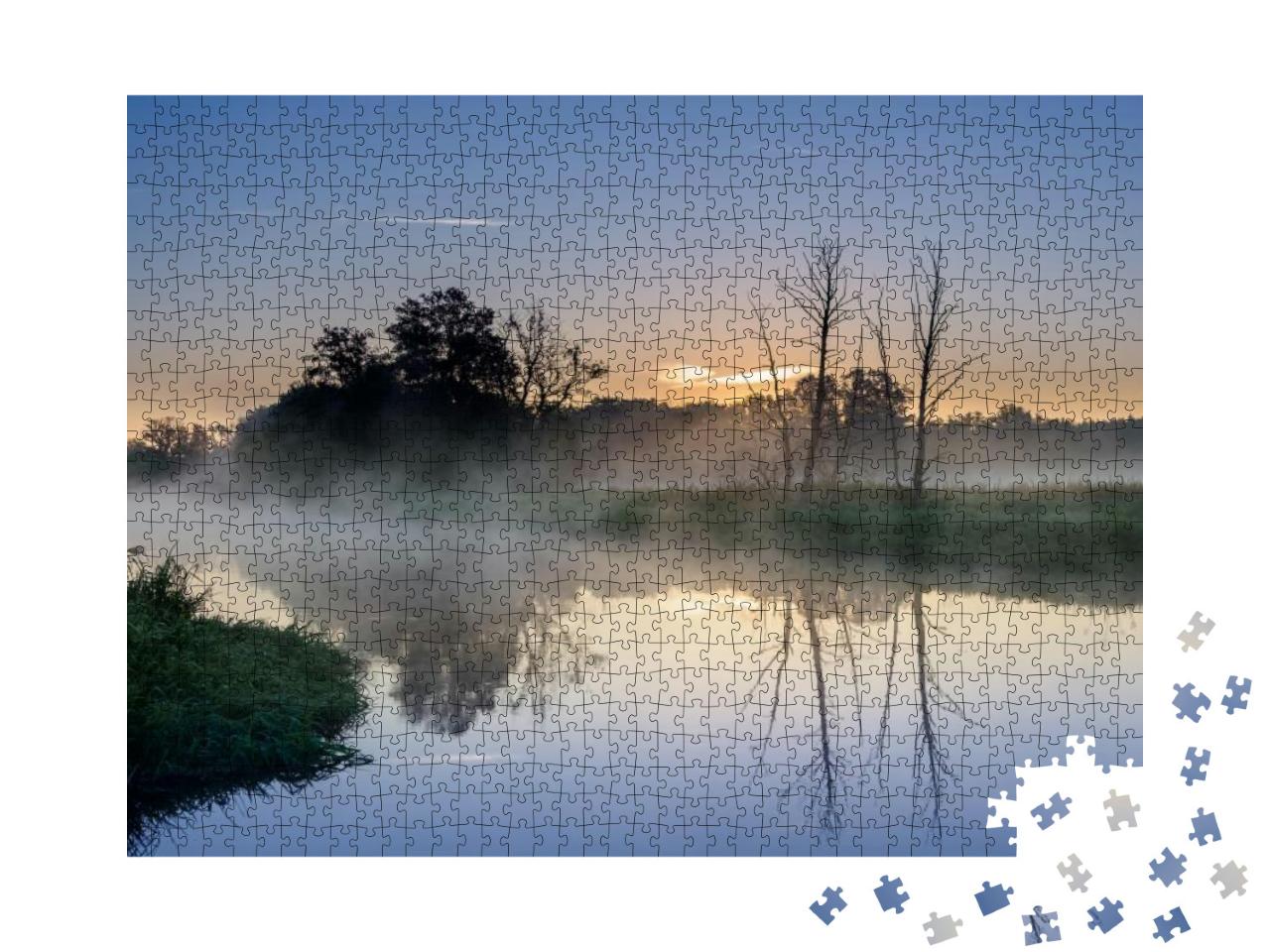 Morning Silence on the Spree... Jigsaw Puzzle with 1000 pieces