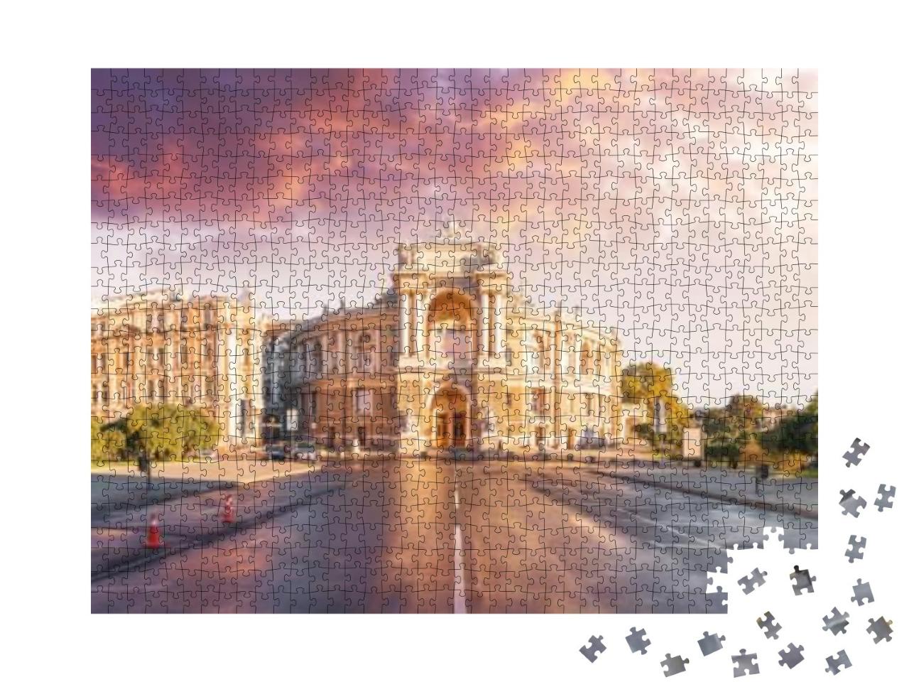 Beautiful Panorama of Odessa, Ukraine. Odessa State Acade... Jigsaw Puzzle with 1000 pieces
