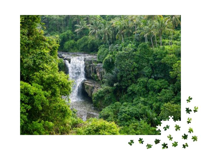 Waterfall in the Jungle... Jigsaw Puzzle with 1000 pieces