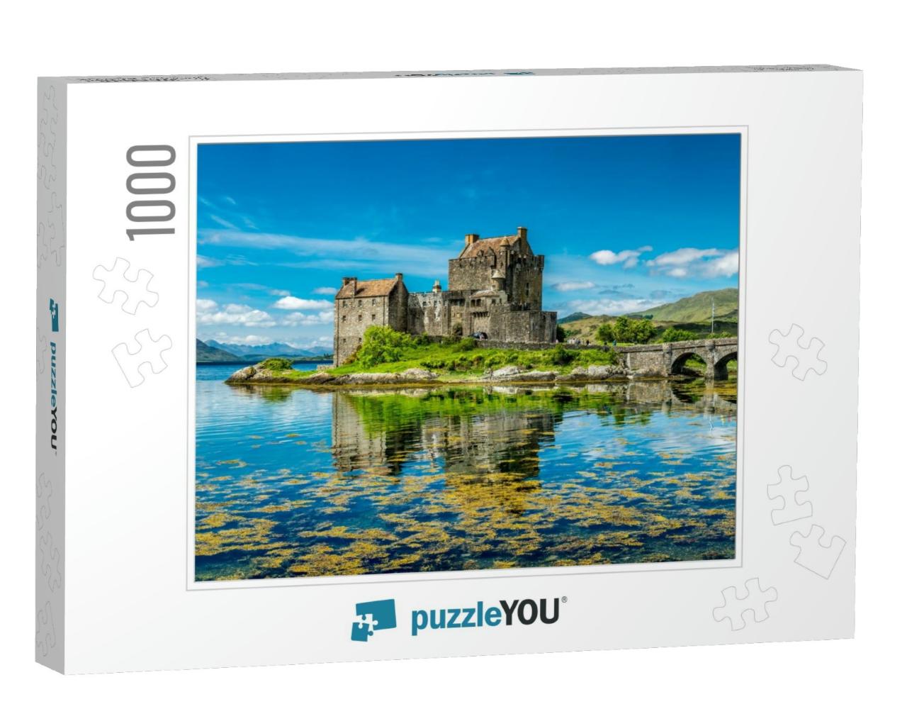 Eilean Donan Castle During a Warm Summer Day - Dornie, Sc... Jigsaw Puzzle with 1000 pieces