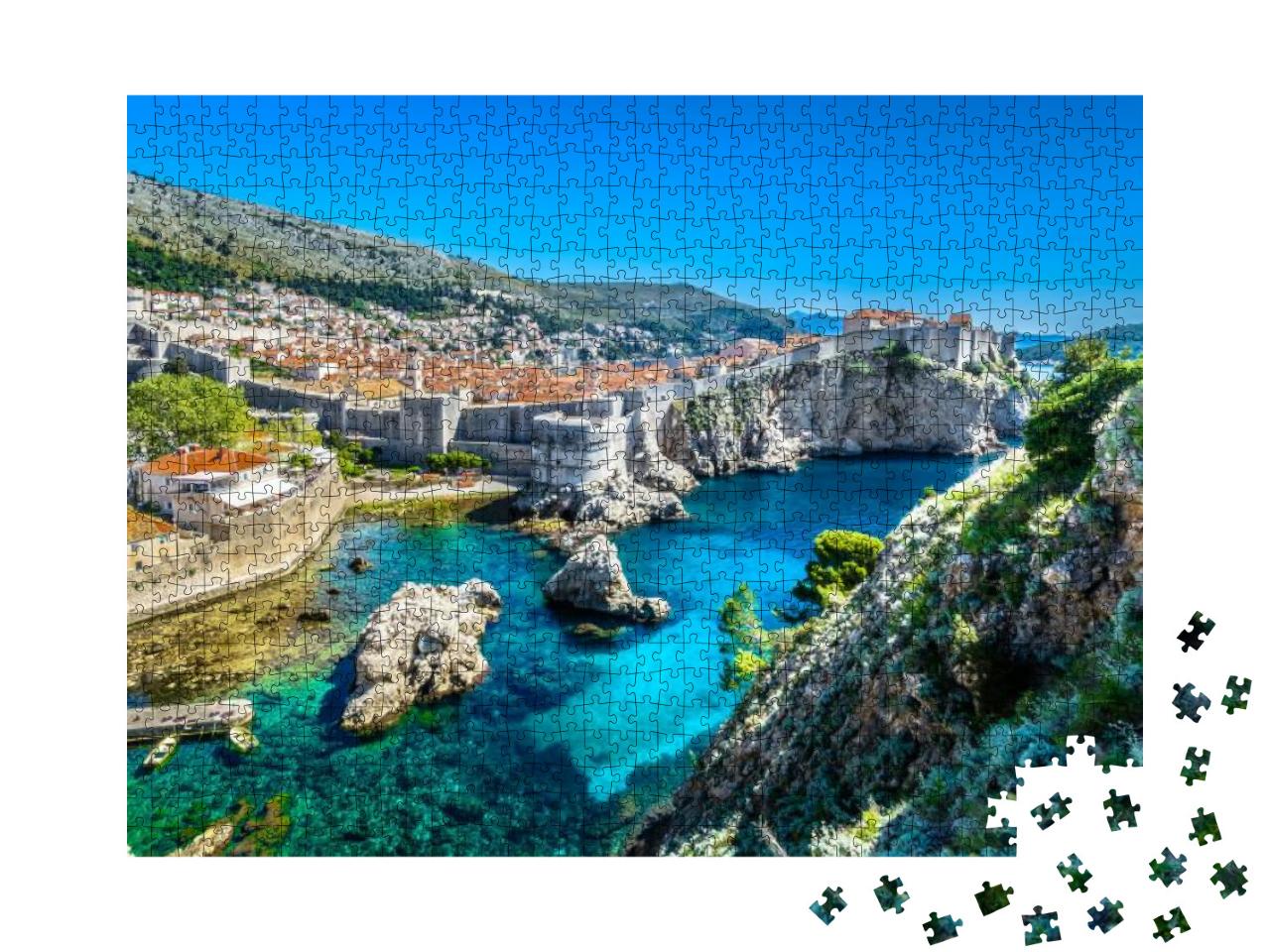 Aerial Panoramic View At Famous European Travel Destinati... Jigsaw Puzzle with 1000 pieces