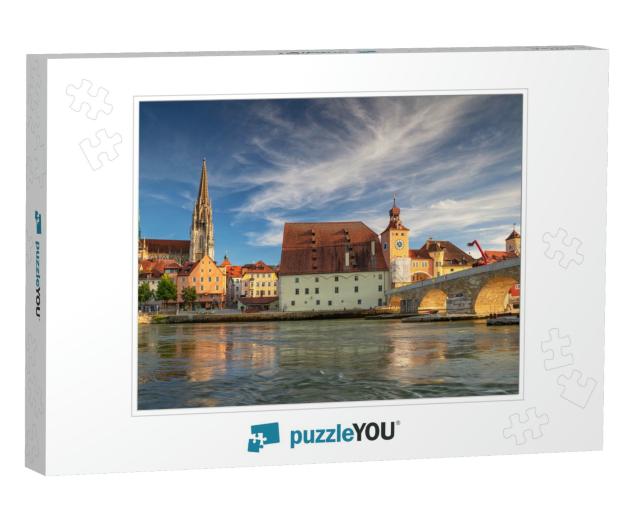 Regensburg, Germany. Panoramic Cityscape Image of Regensb... Jigsaw Puzzle