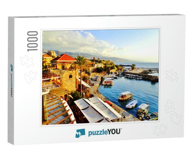 Historic Harbor & Waterfront in the Ancient City of Byblo... Jigsaw Puzzle with 1000 pieces