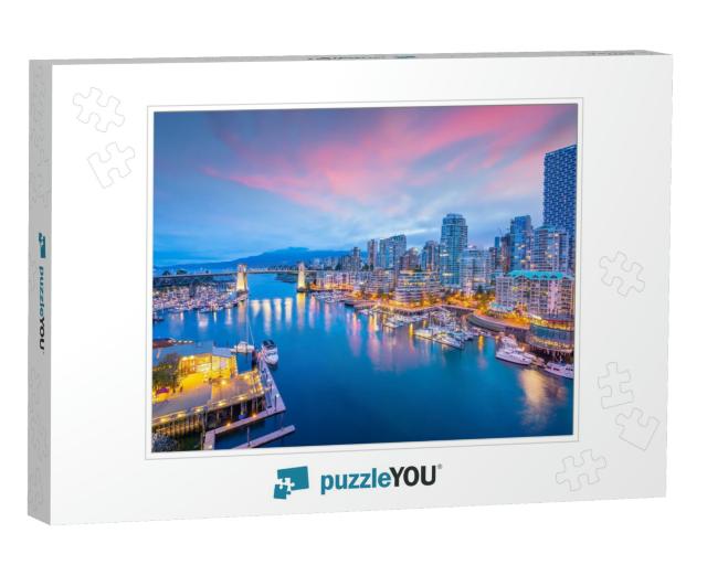 Beautiful View of Downtown Vancouver Skyline, British Col... Jigsaw Puzzle
