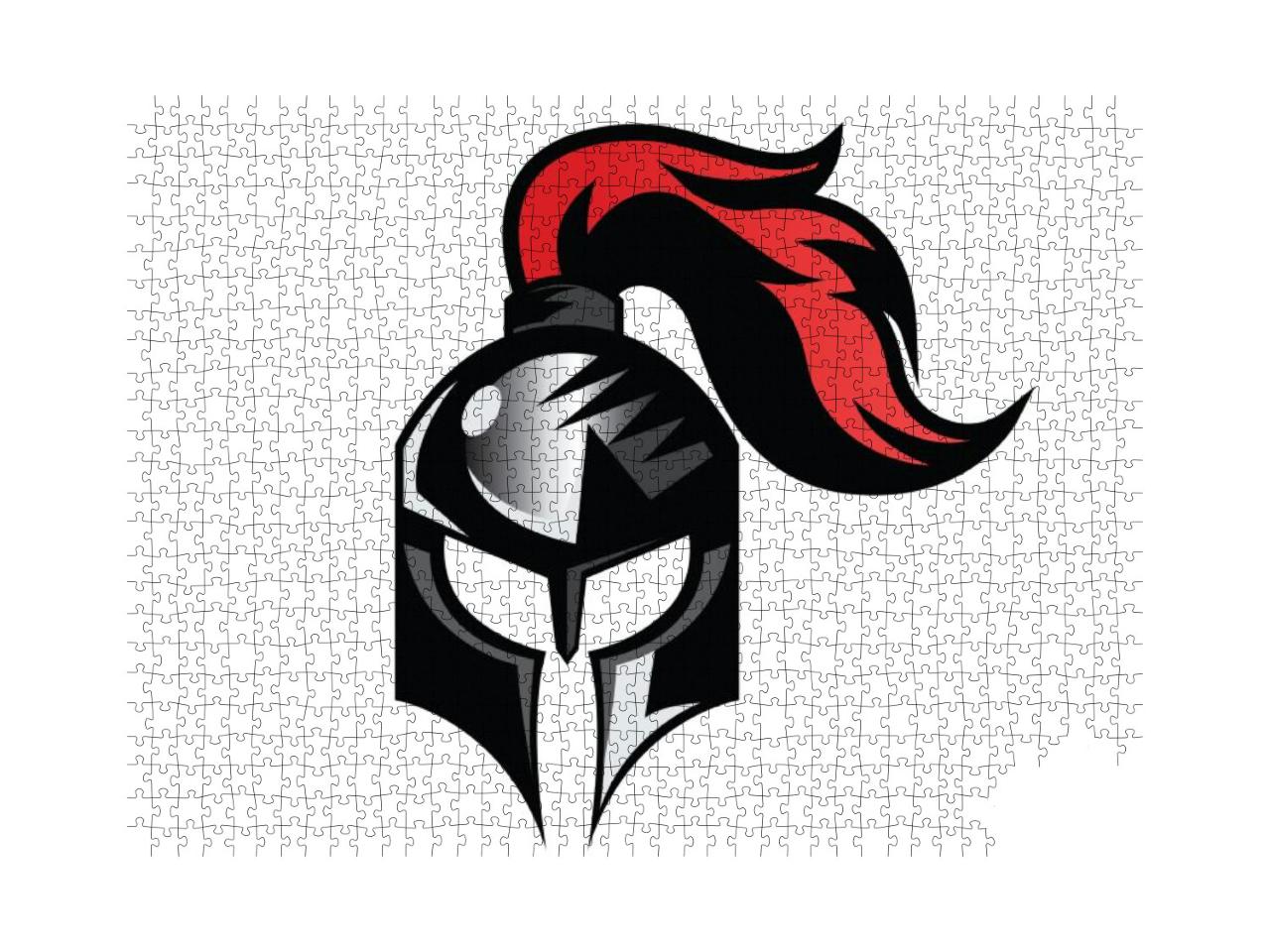Modern Charismatic Knight Leader Logo... Jigsaw Puzzle with 1000 pieces