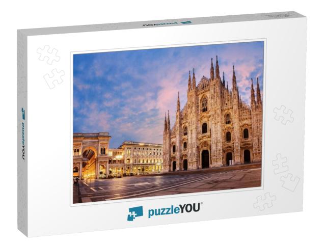 Milan Cathedral, Duomo Di Milano, Italy, One of the Large... Jigsaw Puzzle