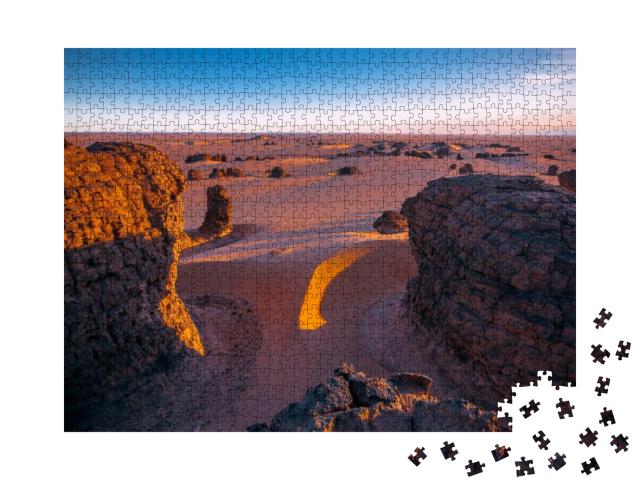 Sahara Desert, Algeria... Jigsaw Puzzle with 1000 pieces