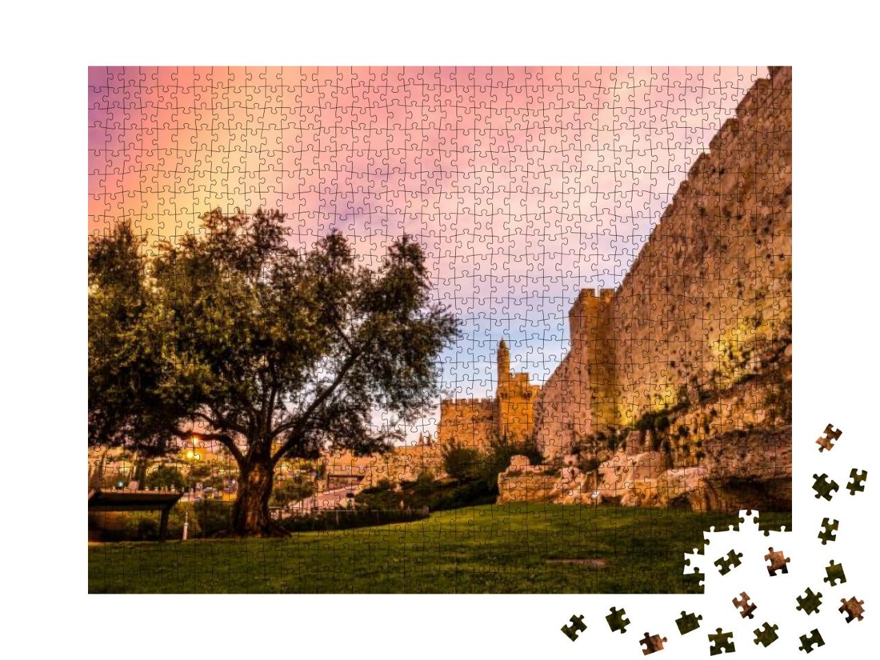 The Minaret of the Tower of David/Jerusalem Citadel Museu... Jigsaw Puzzle with 1000 pieces