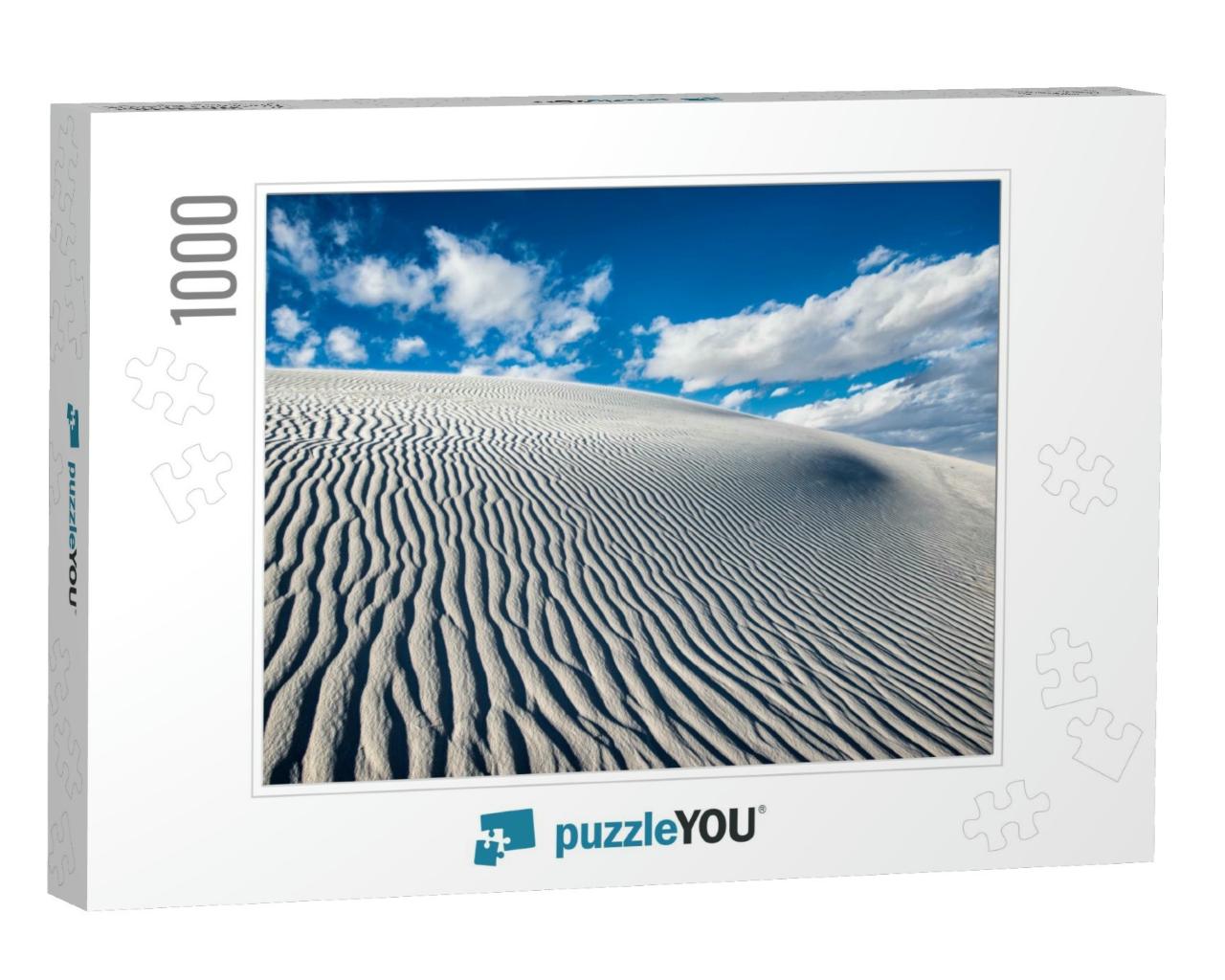 Sand Ripples in the Dunes At White Sands National Monumen... Jigsaw Puzzle with 1000 pieces