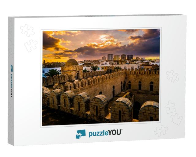 View from the Walls of the Fortress of Ribat of Sousse in... Jigsaw Puzzle