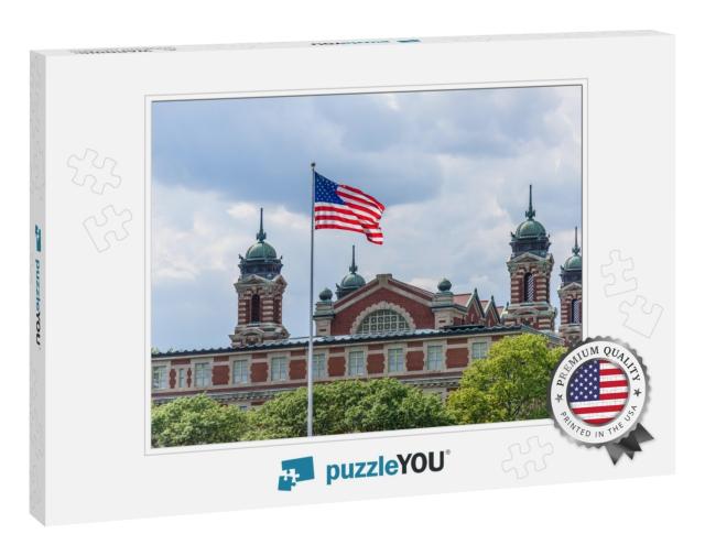 The Immigrant Museum Sited on Ellis Island, Gateway for O... Jigsaw Puzzle