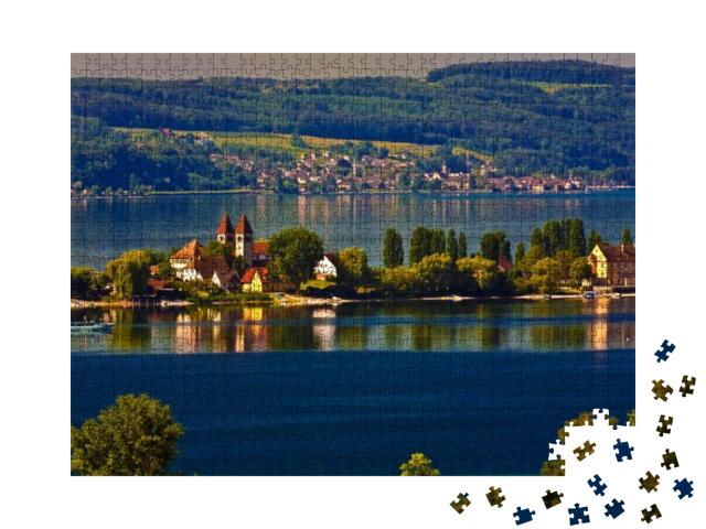 Reichenau Island in Lake Constance... Jigsaw Puzzle with 1000 pieces