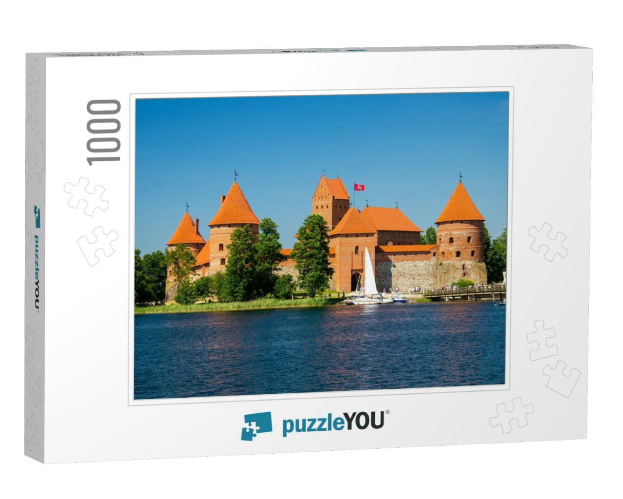Medieval Gothic Trakai Island Castle with Stone Walls & T... Jigsaw Puzzle with 1000 pieces