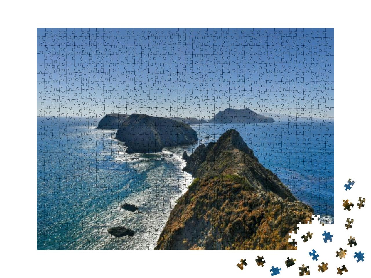 View from Inspiration Point, Anacapa Island, California i... Jigsaw Puzzle with 1000 pieces