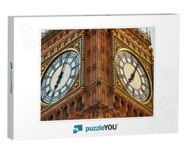 Close Up of Big Ben in London... Jigsaw Puzzle