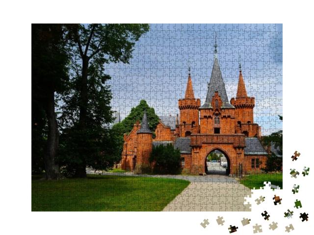 Castle Hradec Nad Moravici in Czech Republic... Jigsaw Puzzle with 1000 pieces