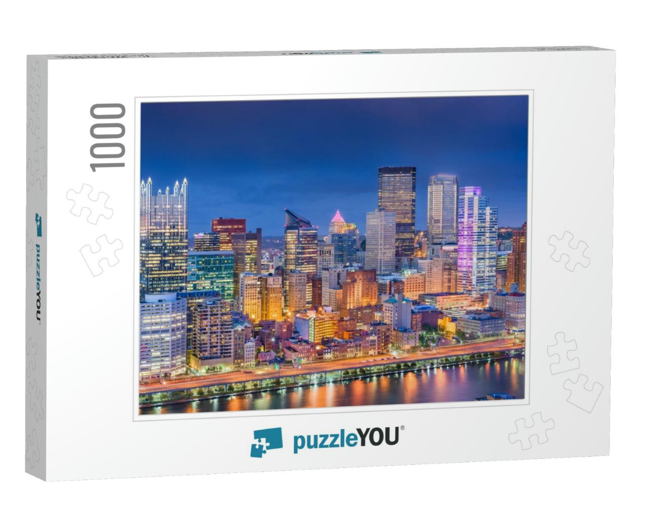 Pittsburgh, Pennsylvania, USA Skyline on the River... Jigsaw Puzzle with 1000 pieces