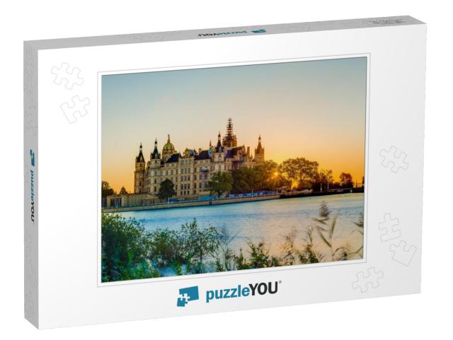 Schwerin Palace, or Schwerin Castle Schweriner Schloss, L... Jigsaw Puzzle