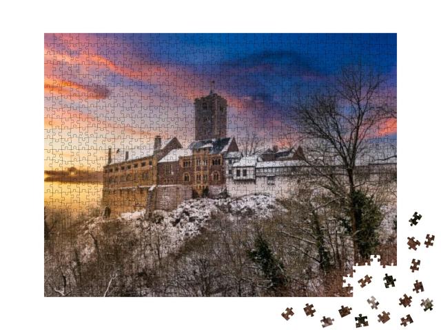 The Wartburg UNESCO World Heritage Site in the Thuringian... Jigsaw Puzzle with 1000 pieces