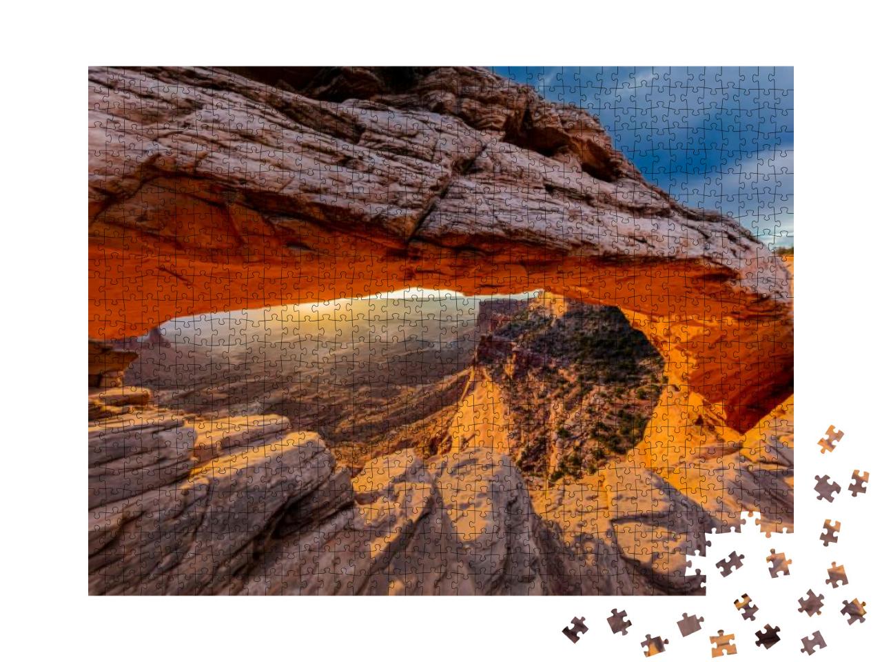 October 26, 2017 - Canyonlands National Park - Sunrise Be... Jigsaw Puzzle with 1000 pieces