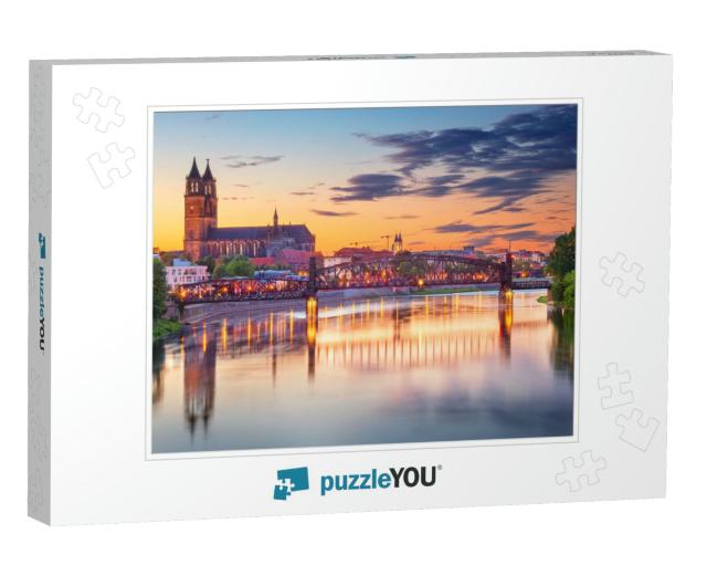 Magdeburg, Germany. Cityscape Image of Magdeburg, Germany... Jigsaw Puzzle