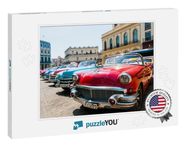 Havana Cuba Classic Cars... Jigsaw Puzzle