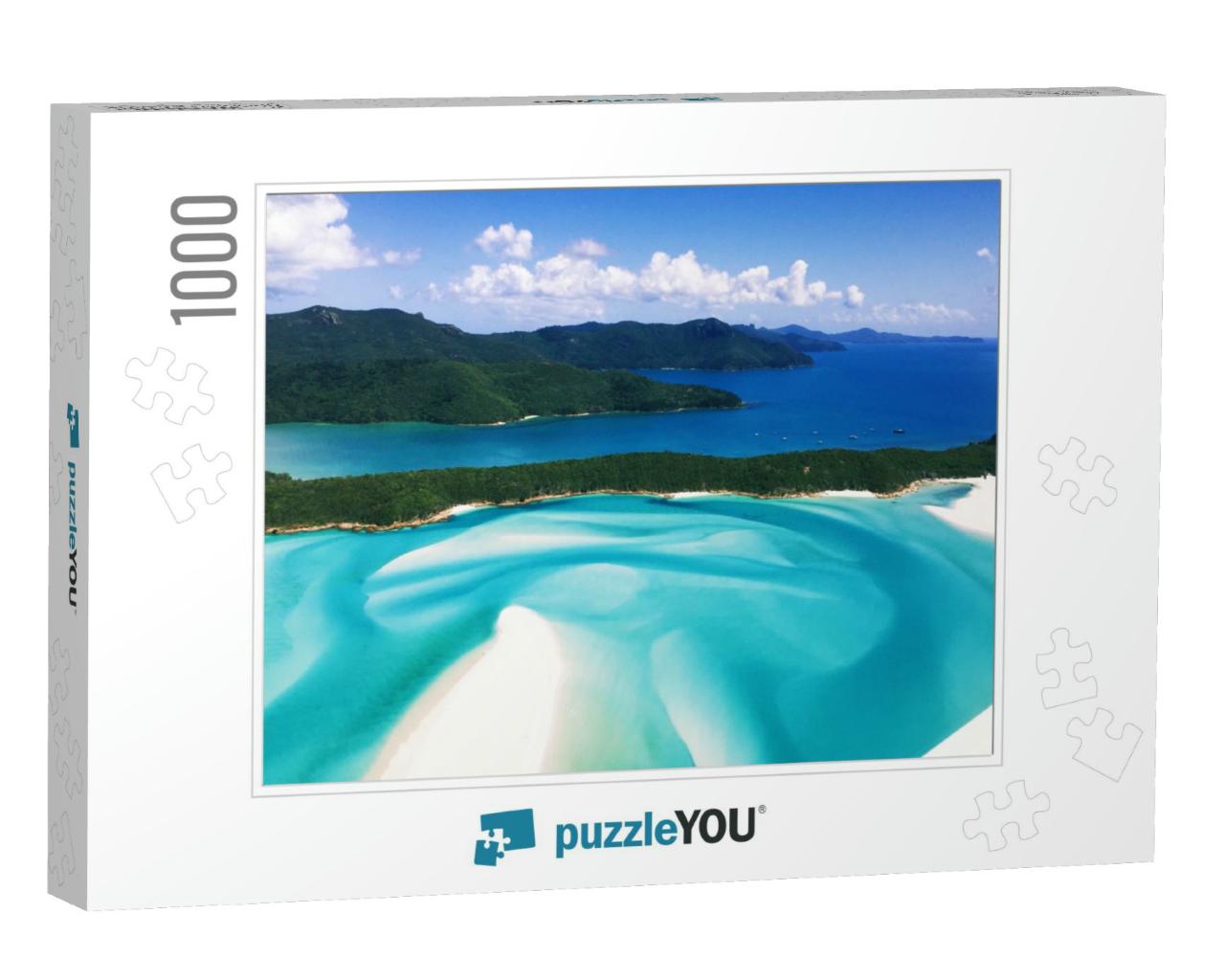Whitehaven Beach, Queensland... Jigsaw Puzzle with 1000 pieces