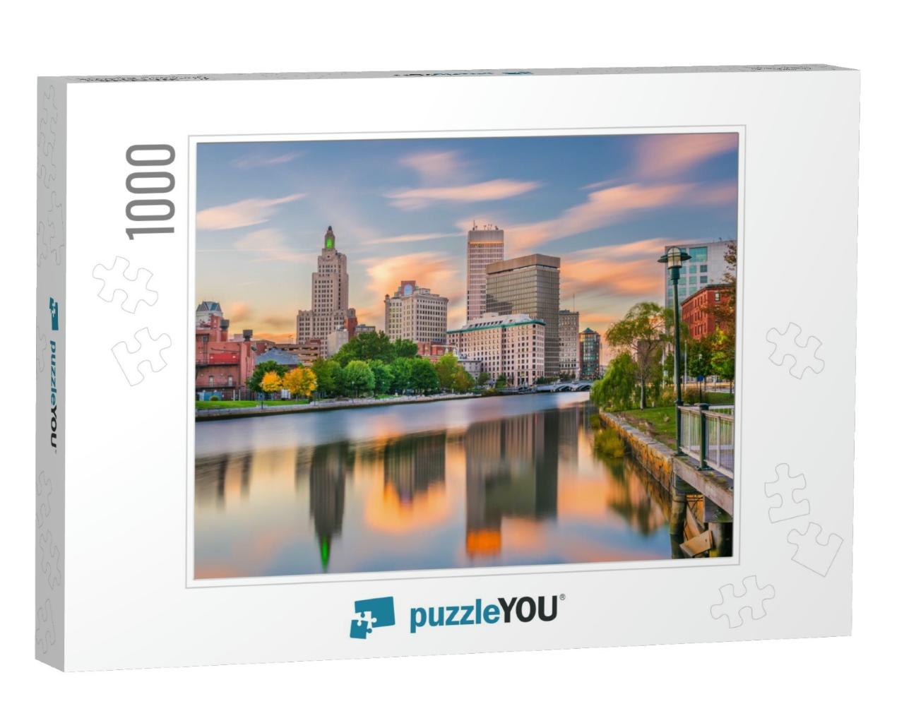 Providence, Rhode Island, USA Downtown Cityscape Viewed fr... Jigsaw Puzzle with 1000 pieces