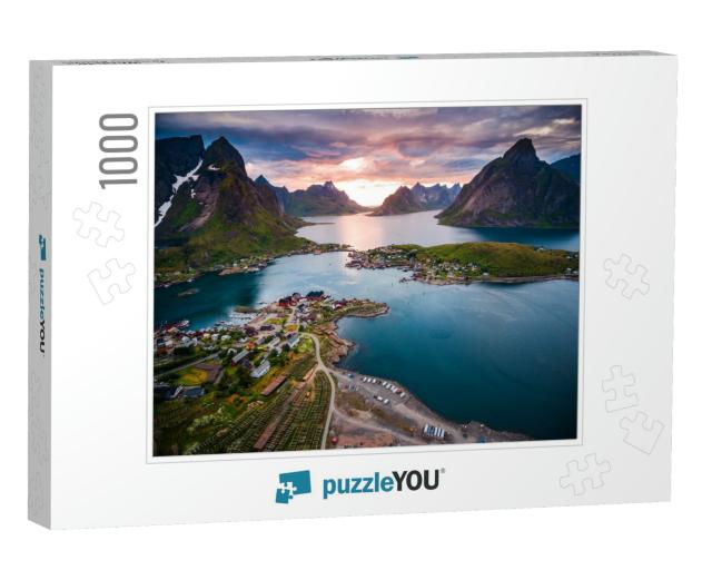 Lofoten Islands is an Archipelago in the County of Nordla... Jigsaw Puzzle with 1000 pieces