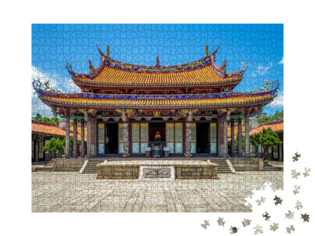 Taipei Confucius Temple in Dalongdong, Taipei, Taiwan... Jigsaw Puzzle with 1000 pieces