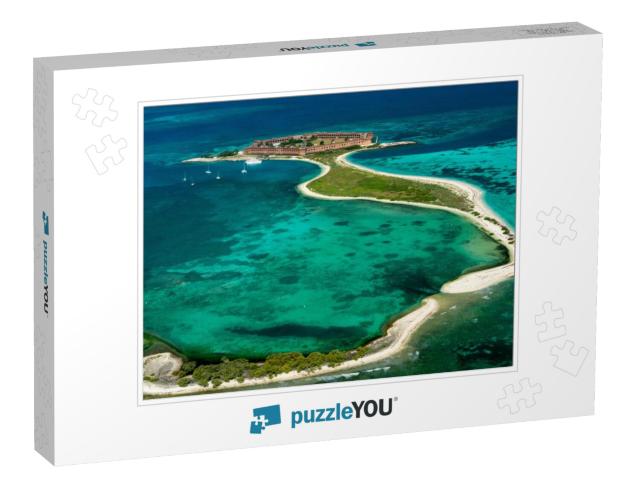 Float Plane View of Dry Tortugas National Park, Florida... Jigsaw Puzzle