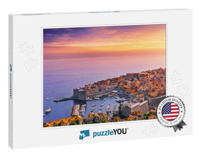 Sunset in Dubrovnik... Jigsaw Puzzle
