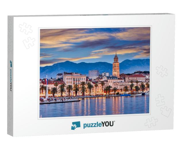 Split, Croatia. View of Split the Second Largest City of... Jigsaw Puzzle