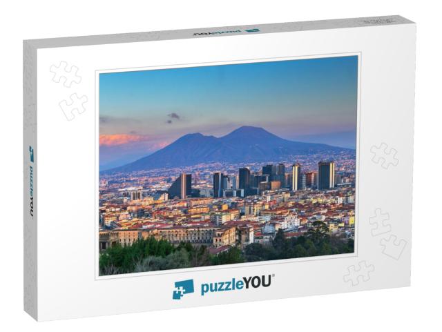 Naples, Italy with the Financial District Skyline... Jigsaw Puzzle