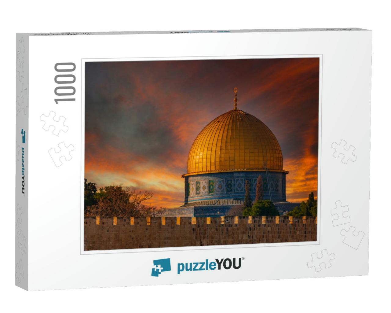 Dome of the Rock in Jerusalem, Israel... Jigsaw Puzzle with 1000 pieces