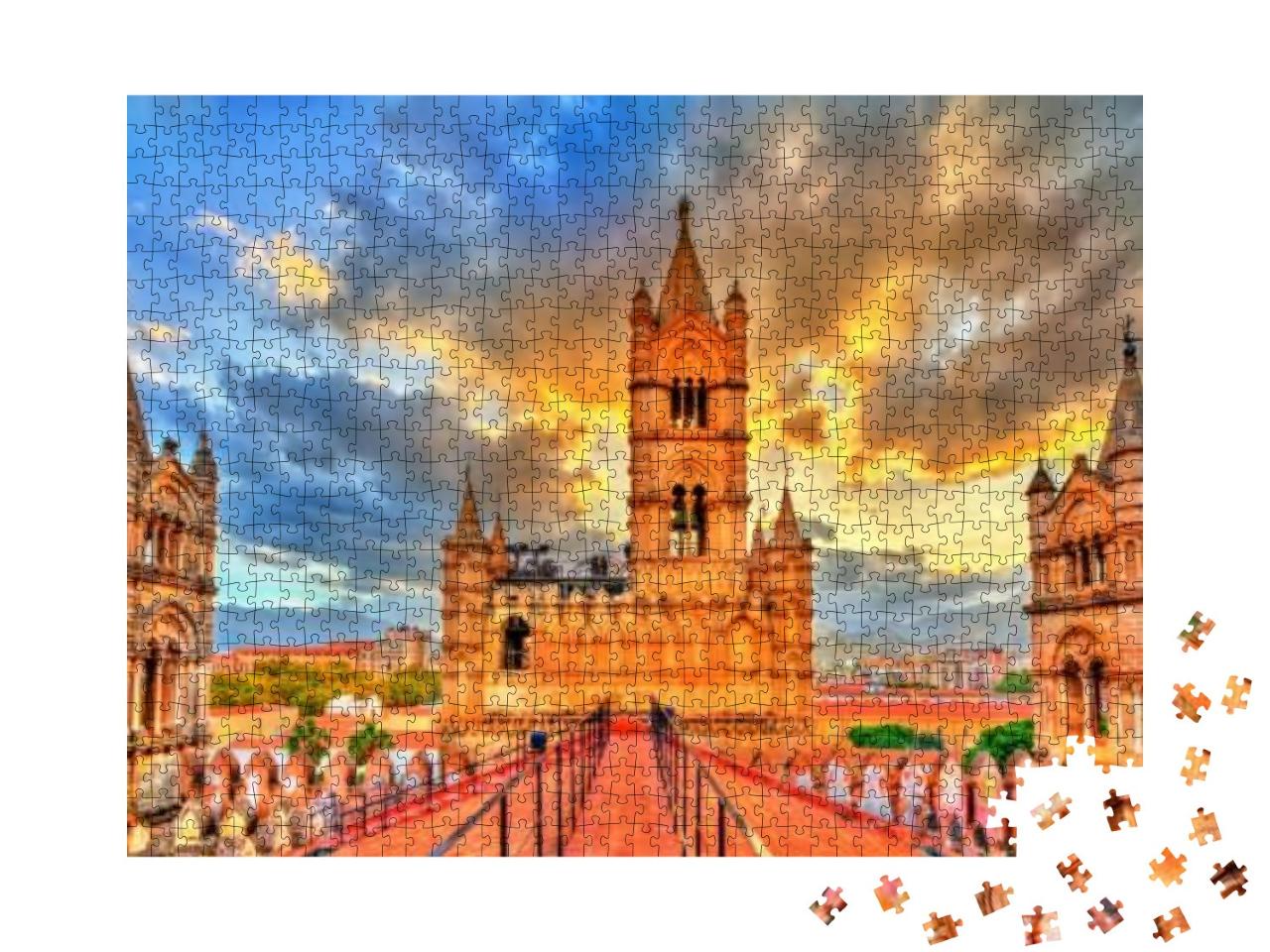 Palermo Cathedral, a UNESCO World Heritage Site in Sicily... Jigsaw Puzzle with 1000 pieces