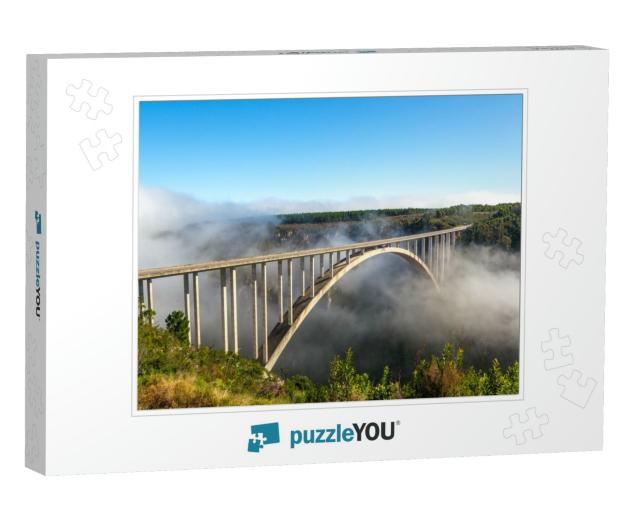 Famous Bridge on the Garden Route Where People Do Bungee... Jigsaw Puzzle