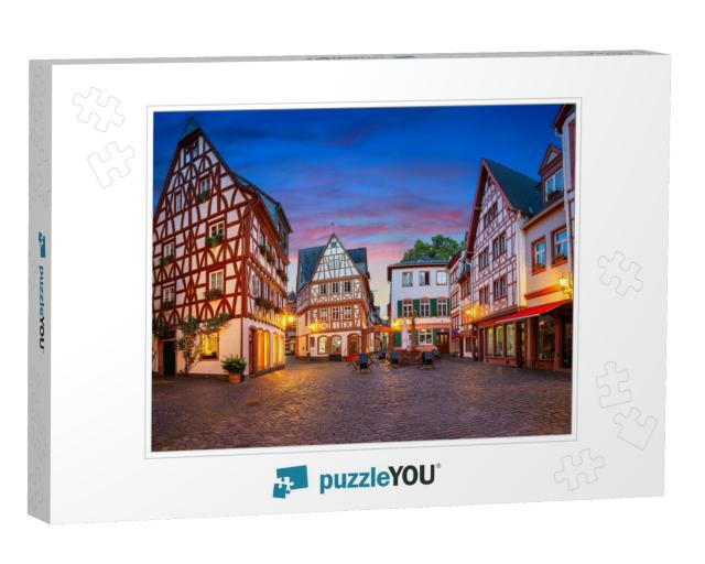 Mainz, Germany. Cityscape Image of Mainz Old Town During... Jigsaw Puzzle